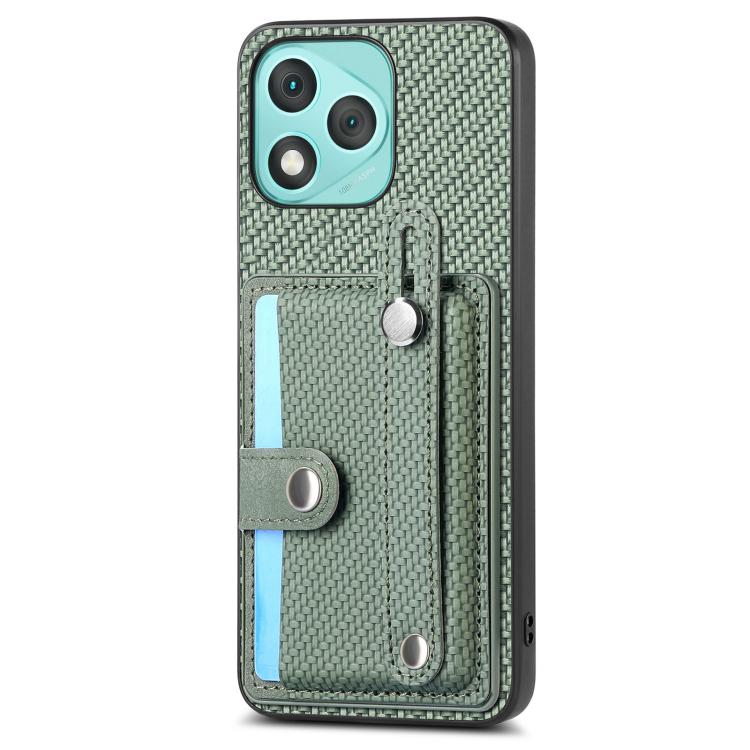 For Honor 400 Lite Global Wristband Kickstand Card Wallet Back Cover Phone Case with Tool Knife