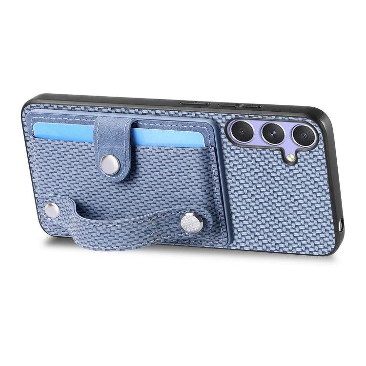 For Samsung Galaxy S25 5G Wristband Kickstand Wallet Back Phone Case with Tool Knife