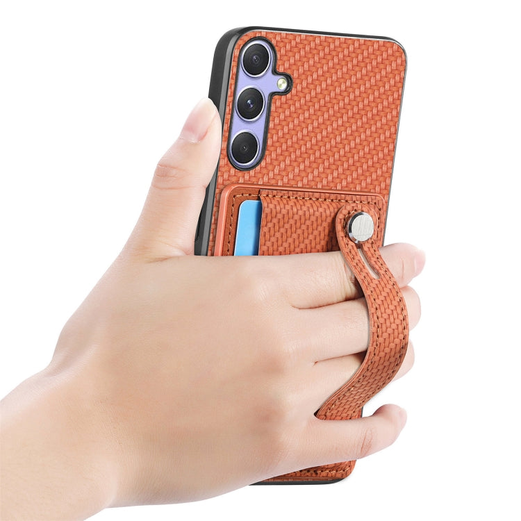 For Samsung Galaxy S25 5G Wristband Kickstand Wallet Back Phone Case with Tool Knife