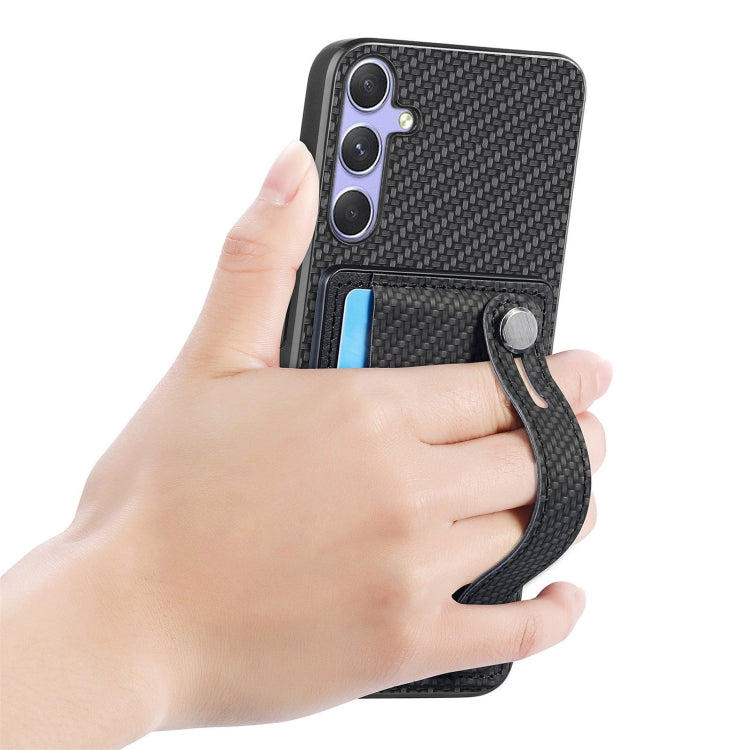 For Samsung Galaxy S25+ 5G Wristband Kickstand Wallet Back Phone Case with Tool Knife