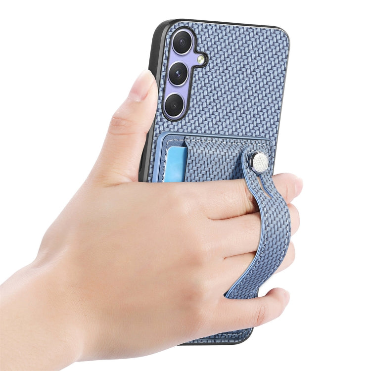 For Samsung Galaxy S25+ 5G Wristband Kickstand Wallet Back Phone Case with Tool Knife