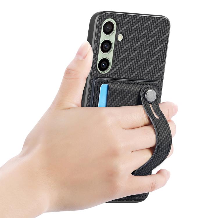 For Samsung Galaxy A36 Wristband Kickstand Wallet Back Phone Case with Tool Knife