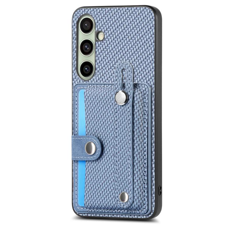 For Samsung Galaxy A36 Wristband Kickstand Wallet Back Phone Case with Tool Knife