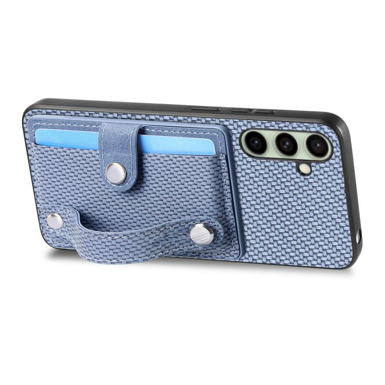 For Samsung Galaxy A36 Wristband Kickstand Wallet Back Phone Case with Tool Knife