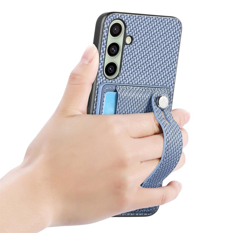 For Samsung Galaxy A36 Wristband Kickstand Wallet Back Phone Case with Tool Knife