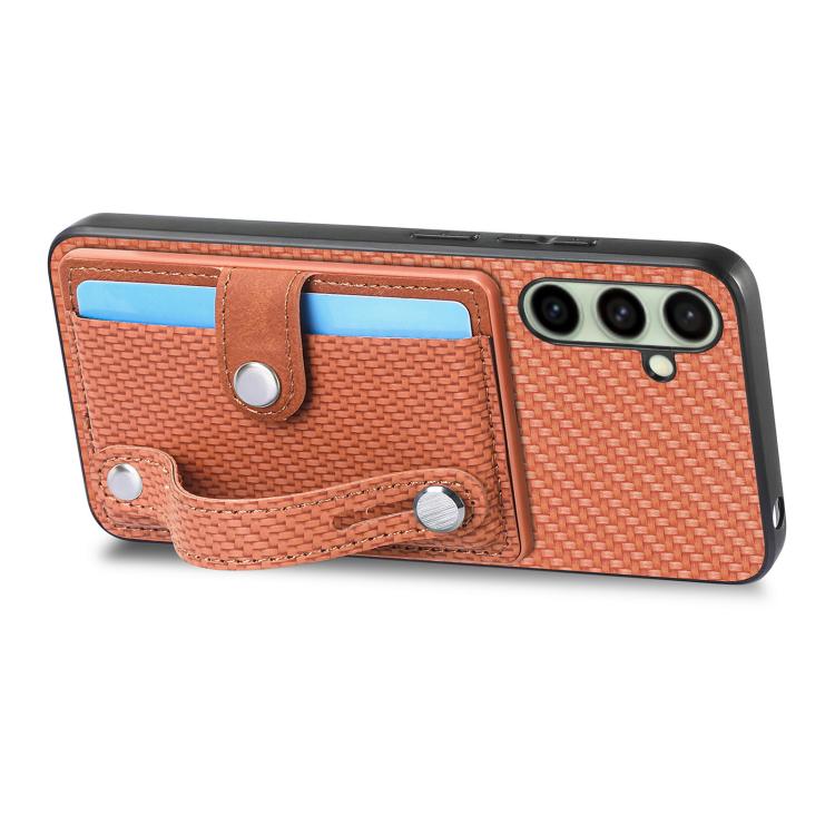 For Samsung Galaxy A36 Wristband Kickstand Wallet Back Phone Case with Tool Knife