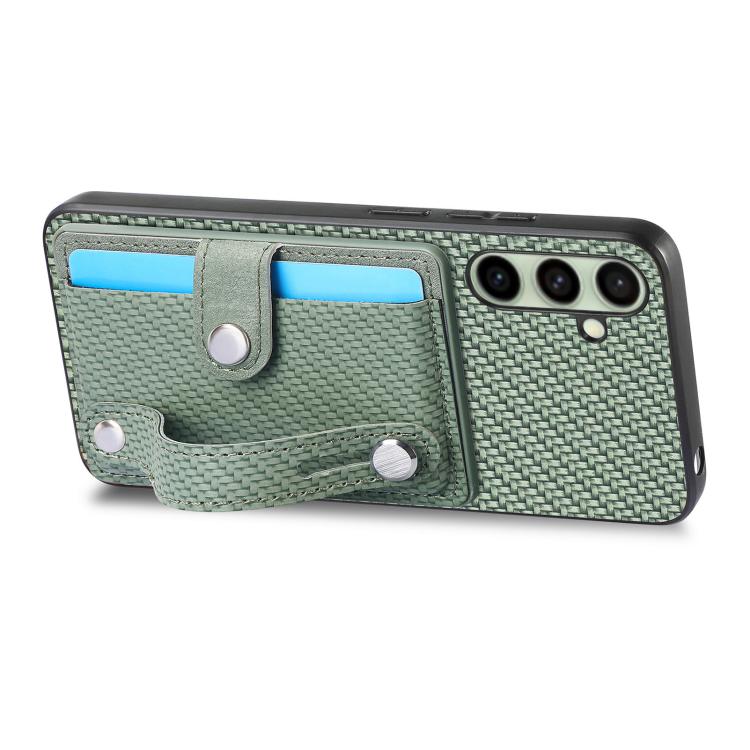 For Samsung Galaxy A36 Wristband Kickstand Wallet Back Phone Case with Tool Knife