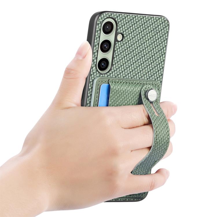 For Samsung Galaxy A36 Wristband Kickstand Wallet Back Phone Case with Tool Knife