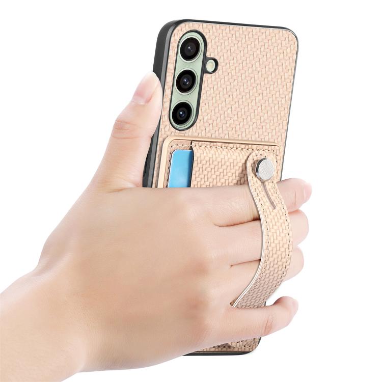 For Samsung Galaxy A36 Wristband Kickstand Wallet Back Phone Case with Tool Knife