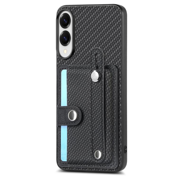 For Samsung Galaxy S25 Edge 5G Wristband Kickstand Wallet Back Phone Case with Tool Knife