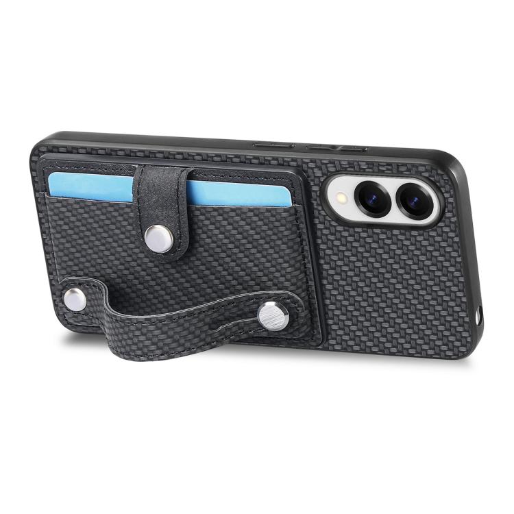 For Samsung Galaxy S25 Edge 5G Wristband Kickstand Wallet Back Phone Case with Tool Knife