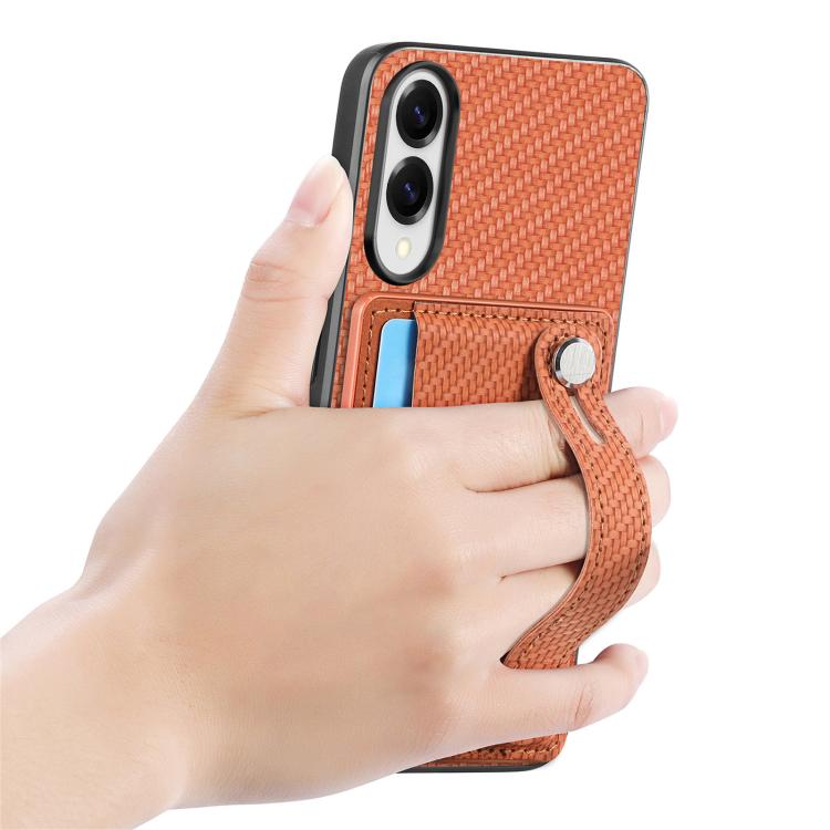 For Samsung Galaxy S25 Edge 5G Wristband Kickstand Wallet Back Phone Case with Tool Knife