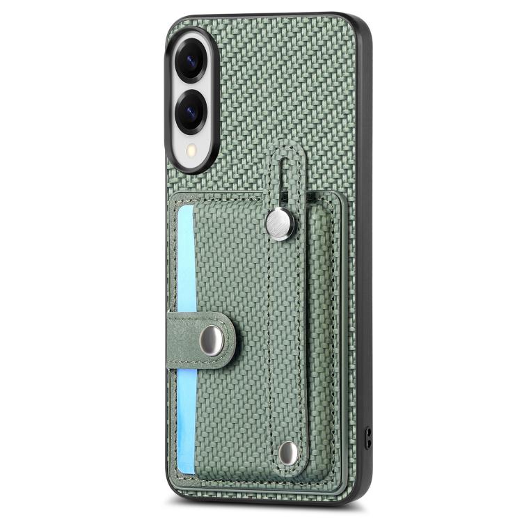 For Samsung Galaxy S25 Edge 5G Wristband Kickstand Wallet Back Phone Case with Tool Knife