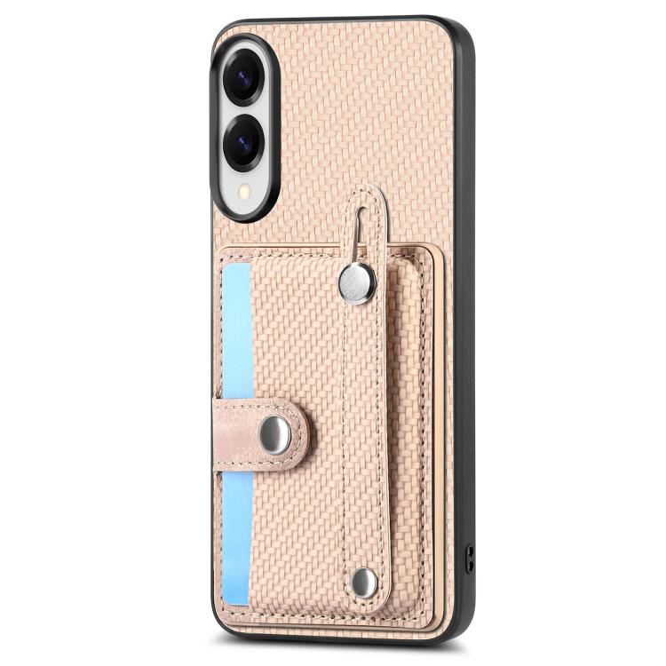 For Samsung Galaxy S25 Edge 5G Wristband Kickstand Wallet Back Phone Case with Tool Knife
