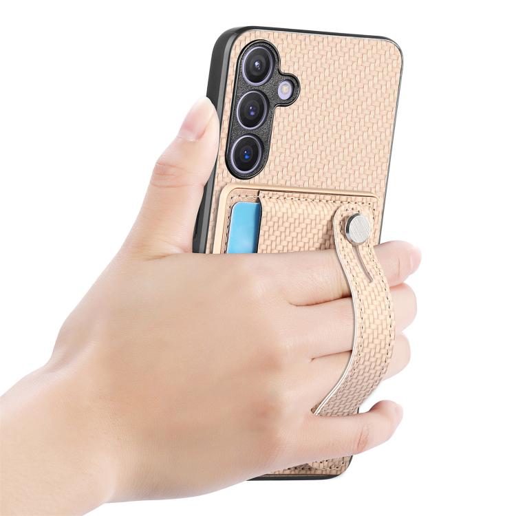 For Samsung Galaxy A57 5G Wristband Kickstand Wallet Back Phone Case with Tool Knife