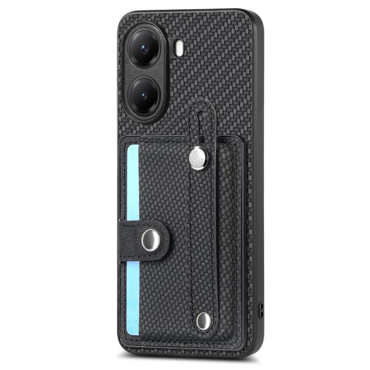 For Redmi Turbo 4 Wristband Kickstand Card Wallet Back Phone Case with Tool Knife