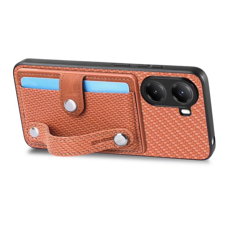 For Redmi Turbo 4 Wristband Kickstand Card Wallet Back Phone Case with Tool Knife