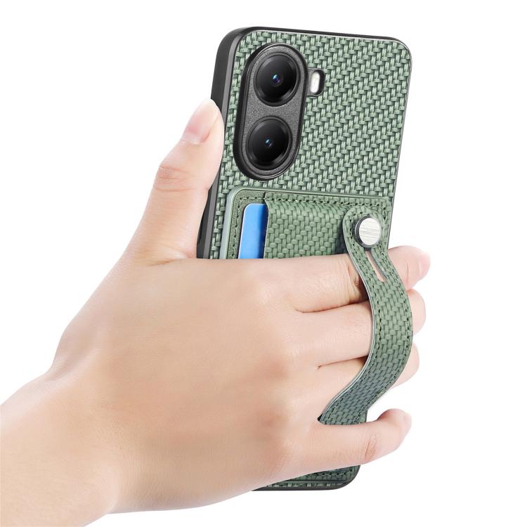 For Redmi Turbo 4 Wristband Kickstand Card Wallet Back Phone Case with Tool Knife
