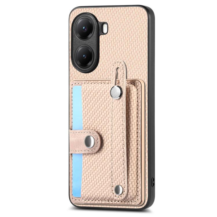 For Redmi Turbo 4 Wristband Kickstand Card Wallet Back Phone Case with Tool Knife