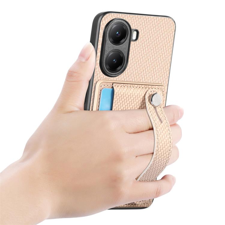 For Redmi Turbo 4 Wristband Kickstand Card Wallet Back Phone Case with Tool Knife
