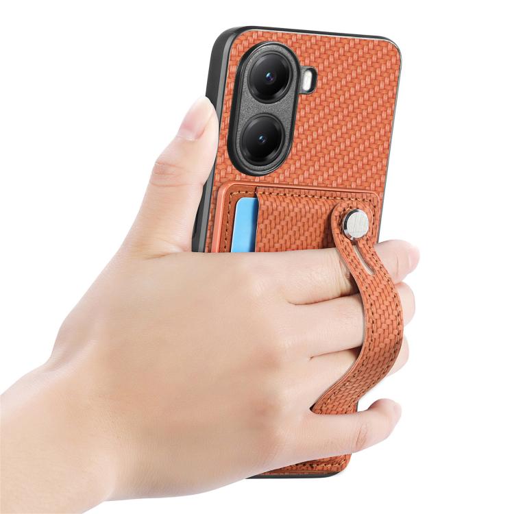 For Xiaomi Poco X7 Pro Wristband Kickstand Card Wallet Back Phone Case with Tool Knife