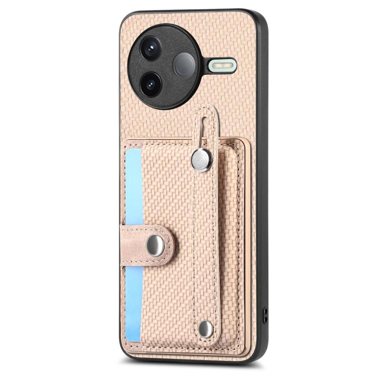 For Redmi K80 / Poco F7 Pro Wristband Kickstand Card Wallet Back Phone Case with Tool Knife