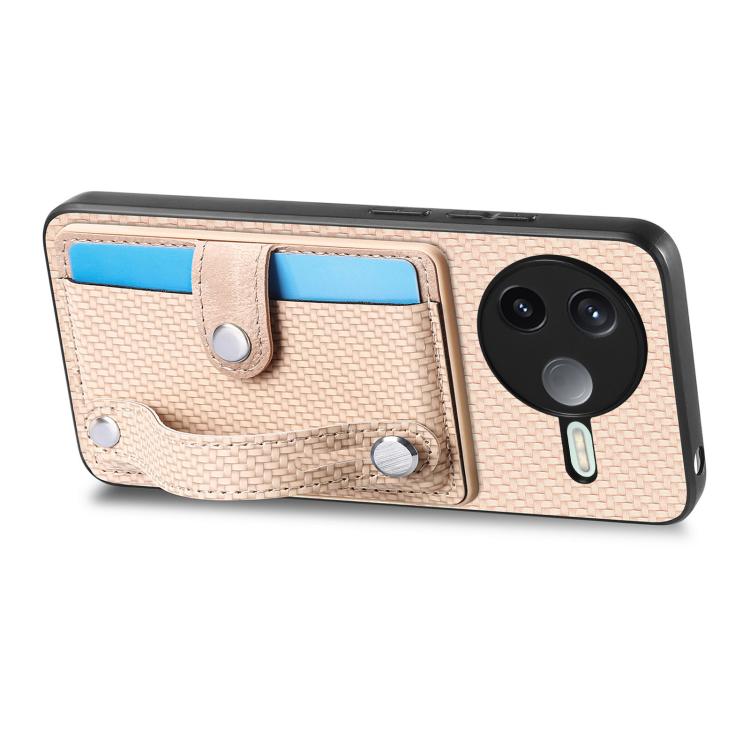 For Redmi K80 / Poco F7 Pro Wristband Kickstand Card Wallet Back Phone Case with Tool Knife