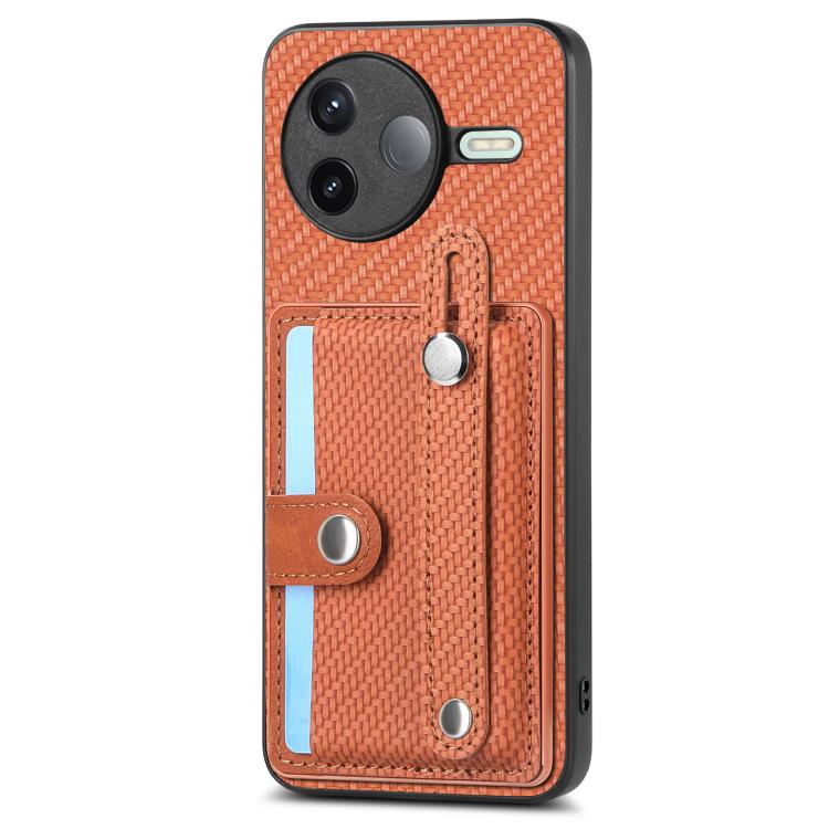 For Redmi K80 / Poco F7 Pro Wristband Kickstand Card Wallet Back Phone Case with Tool Knife