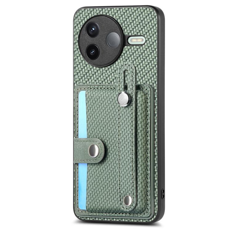 For Redmi K80 / Poco F7 Pro Wristband Kickstand Card Wallet Back Phone Case with Tool Knife