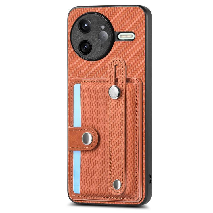 For Redmi K80 Pro / Poco F7 Ultra Wristband Kickstand Card Wallet Back Phone Case with Tool Knife
