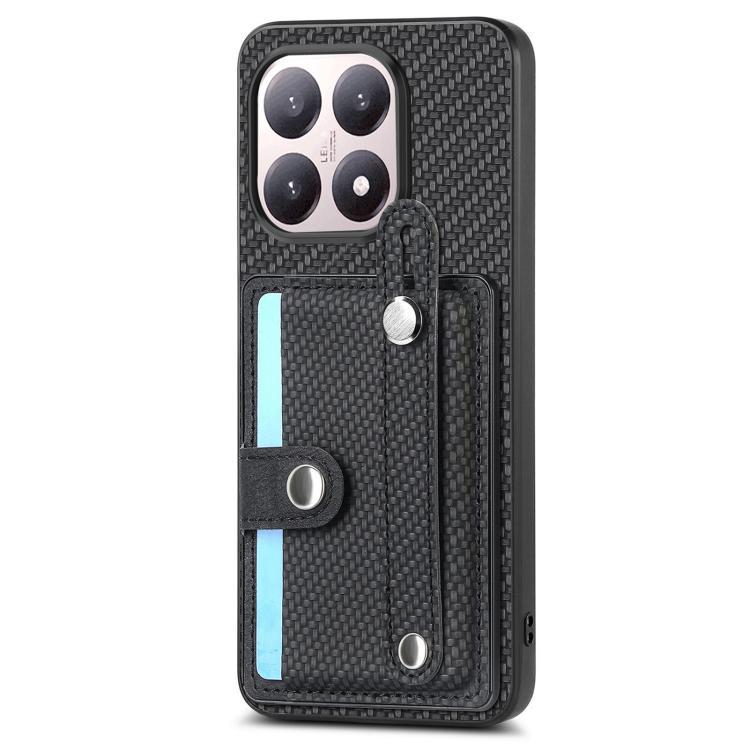 For Xiaomi 15T Wristband Kickstand Card Wallet Back Phone Case with Tool Knife