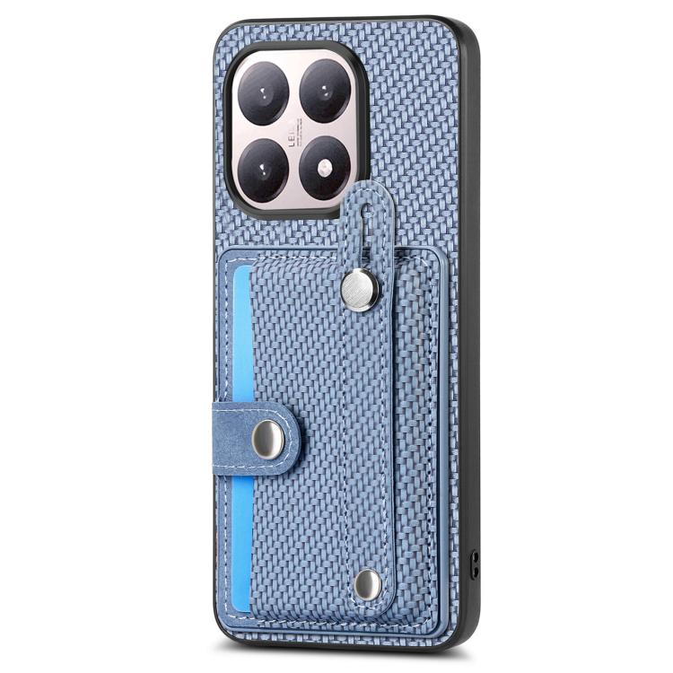 For Xiaomi 15T Wristband Kickstand Card Wallet Back Phone Case with Tool Knife