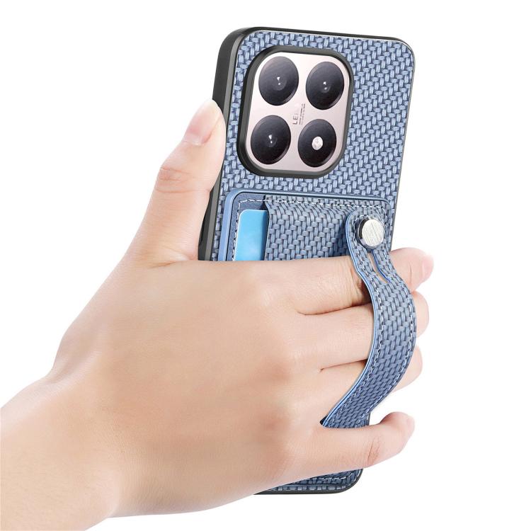 For Xiaomi 15T Wristband Kickstand Card Wallet Back Phone Case with Tool Knife