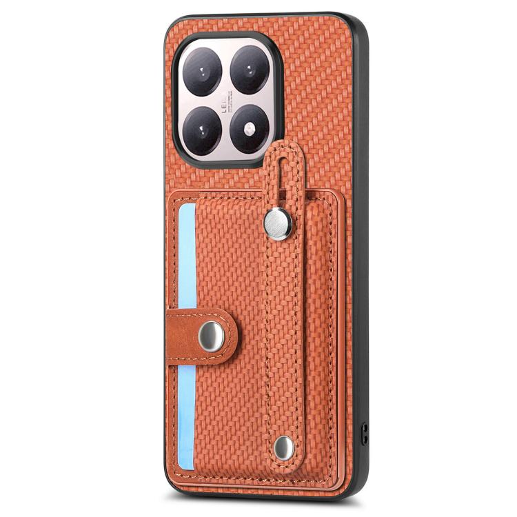 For Xiaomi 15T Wristband Kickstand Card Wallet Back Phone Case with Tool Knife