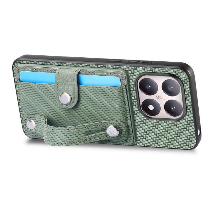 For Xiaomi 15T Wristband Kickstand Card Wallet Back Phone Case with Tool Knife