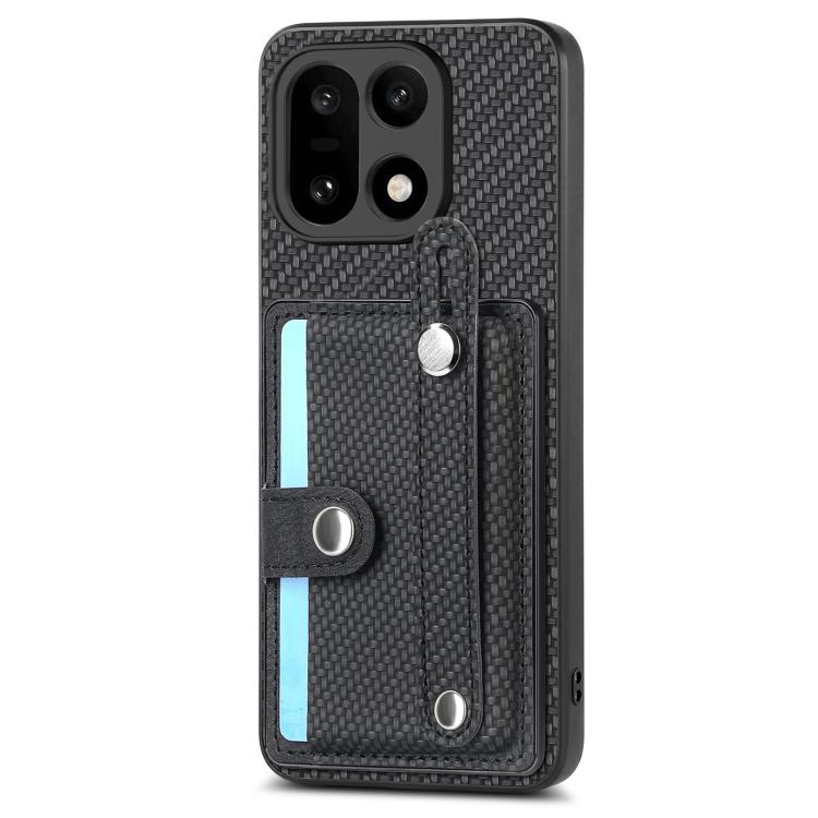 For OnePlus 15 Wristband Kickstand Wallet Back Phone Case with Tool Knife
