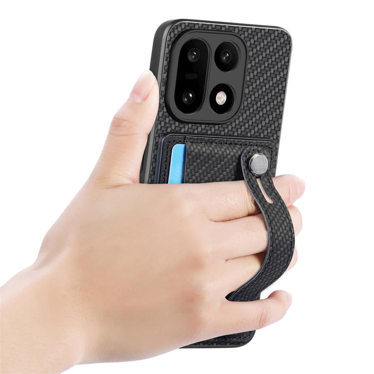 For OnePlus 15 Wristband Kickstand Wallet Back Phone Case with Tool Knife
