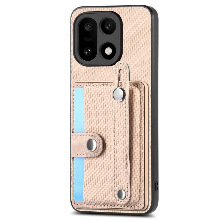 For OnePlus 15 Wristband Kickstand Wallet Back Phone Case with Tool Knife