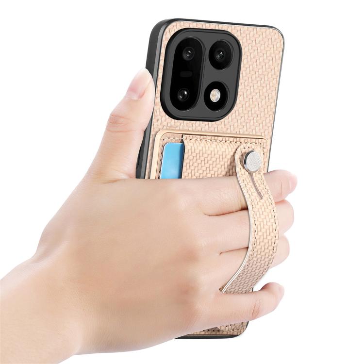 For OnePlus 15 Wristband Kickstand Wallet Back Phone Case with Tool Knife