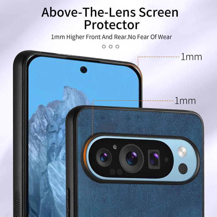 For Google Pixel 9 / 9 Pro Retro Skin-feel Ring Card Wallet Phone Case