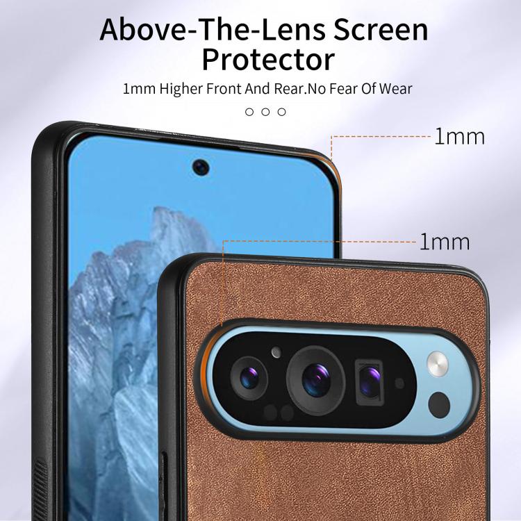 For Google Pixel 9 / 9 Pro Retro Skin-feel Ring Card Wallet Phone Case