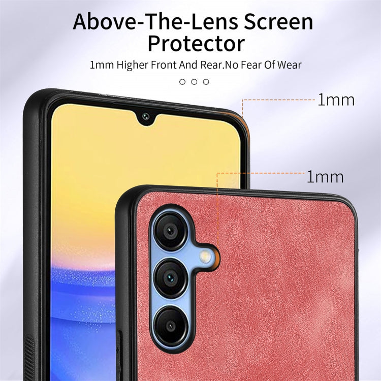 For Samsung Galaxy A15 Retro Skin-feel Ring Card Wallet Phone Case