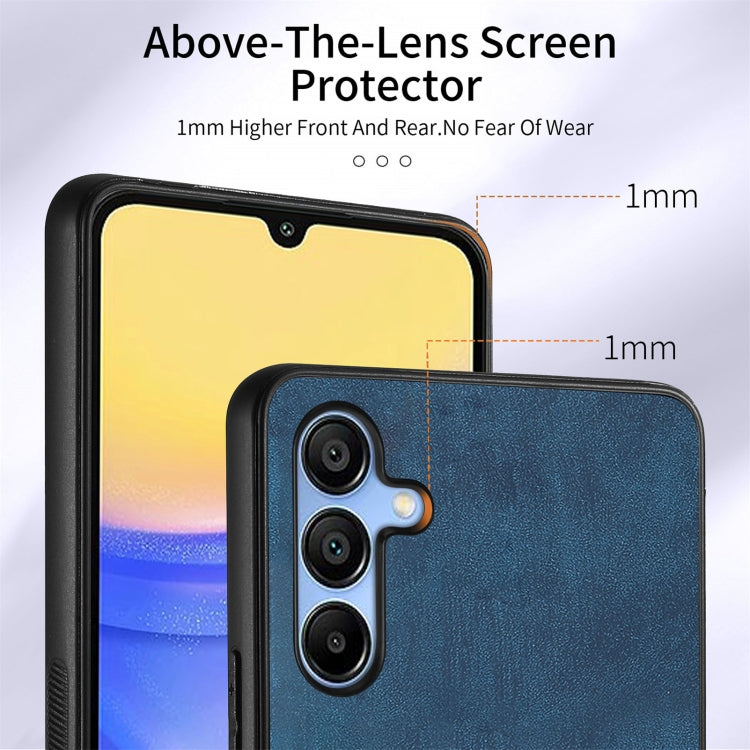 For Samsung Galaxy A15 Retro Skin-feel Ring Card Wallet Phone Case