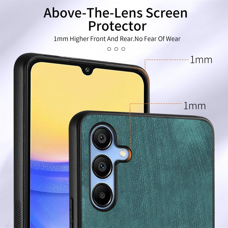 For Samsung Galaxy A15 Retro Skin-feel Ring Card Wallet Phone Case