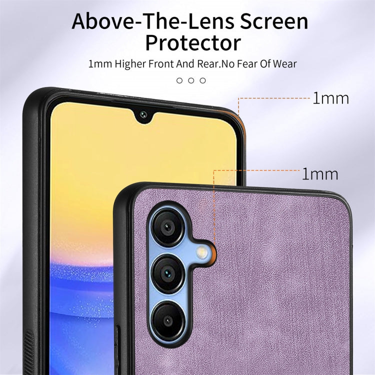 For Samsung Galaxy A15 Retro Skin-feel Ring Card Wallet Phone Case