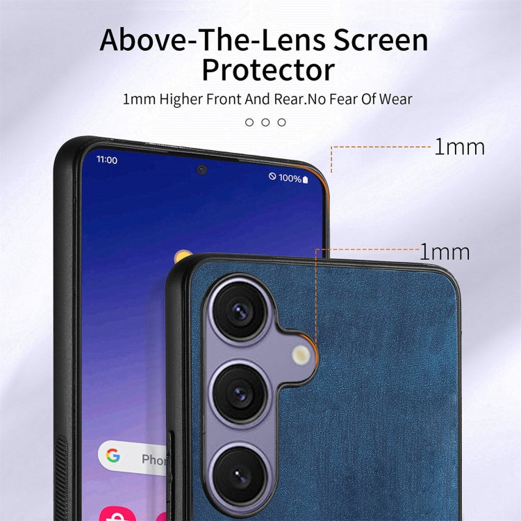 For Samsung Galaxy S25 Ultra 5G Retro Skin-feel Ring Card Wallet Phone Case