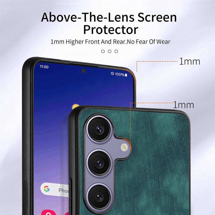 For Samsung Galaxy S25 Ultra 5G Retro Skin-feel Ring Card Wallet Phone Case