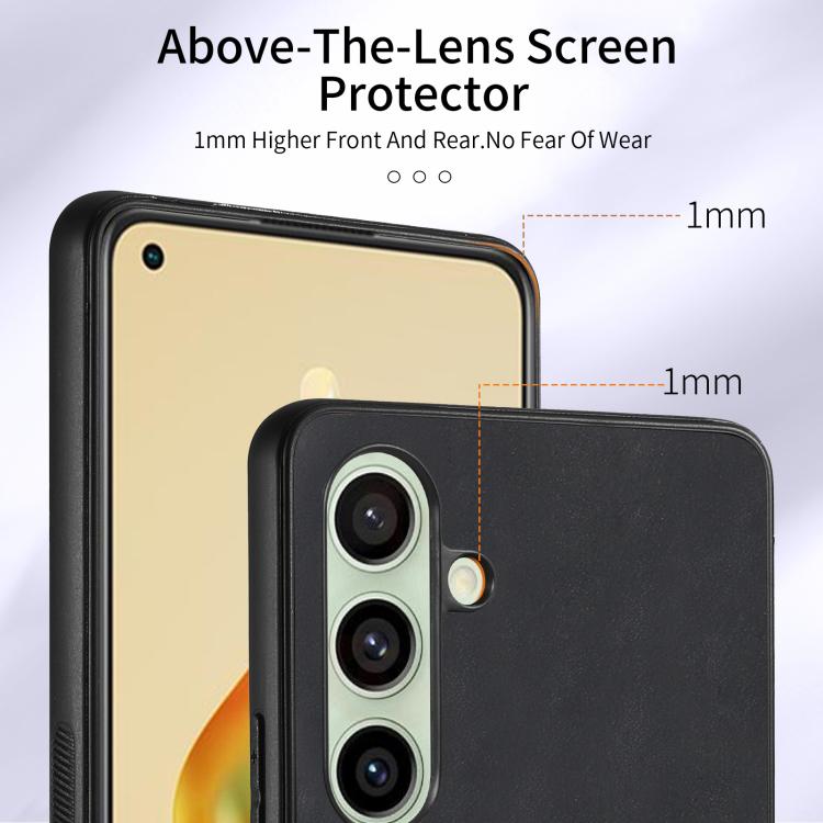 For Samsung Galaxy A56 5G Retro Skin-feel Ring Card Wallet Phone Case
