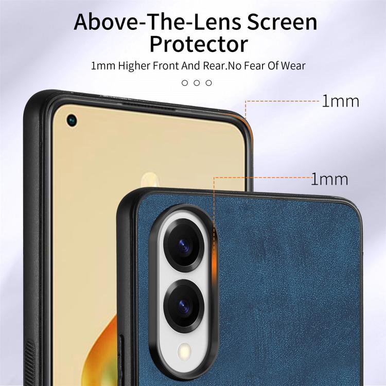 For Samsung Galaxy S25 Edge 5G Retro Skin-feel Ring Card Wallet Phone Case