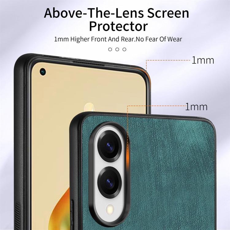 For Samsung Galaxy S25 Edge 5G Retro Skin-feel Ring Card Wallet Phone Case